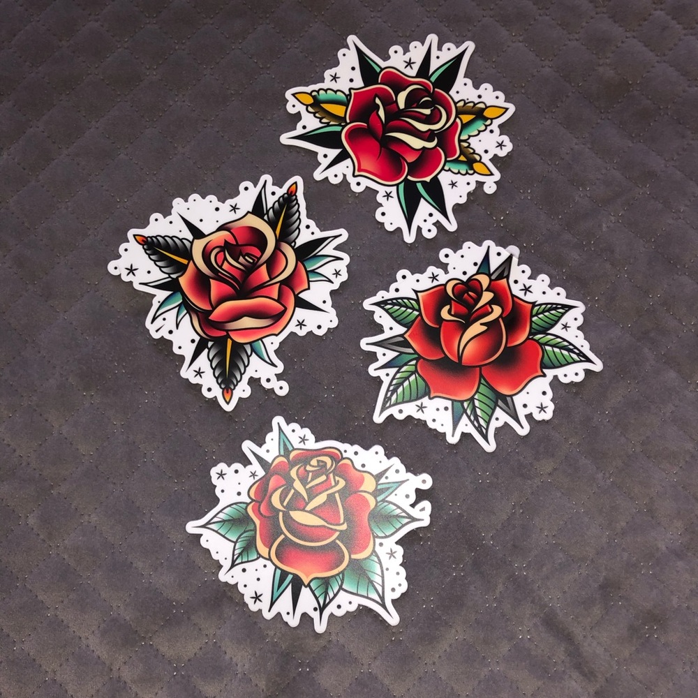 Vintage Roses Stickers - 4 pack - Picture 9 of 9